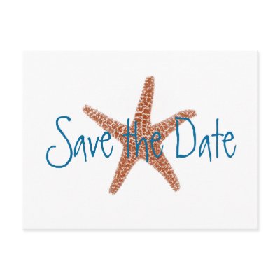 Wedding - Save the Date.blue Postcards