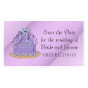 Wedding Save the Date business cards