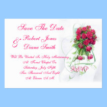 Wedding Save The Date Card profile cards by deesbasenjis Wedding Save The Date Card profile cards
