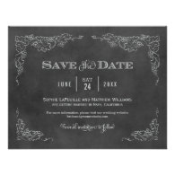 Wedding Save the Date Card | Vintage Wine Vineyard