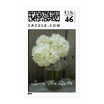 Wedding Save the Date - Hydrangeas In A Jar Postage
