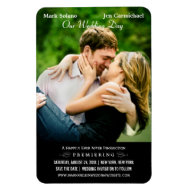 Wedding Save the Date Magnet | Movie Poster Design premiumfleximagnet