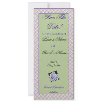 Wedding Save The Date Photo Bookmark Template Rack Card Template