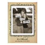 Wedding Save the Date Photo Template Personalized Announcement