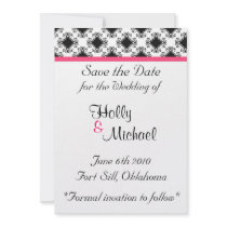 wedding,save the date,pink,black,fancy,classy,cute invitations by HollyMusolf wedding,save the date,pink,black,fancy,classy,cute invitations