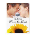 Wedding Save the Date Postcard postcard