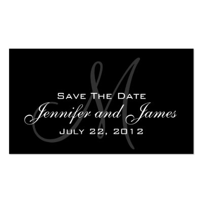 Wedding Save the Date Website Card Business Card