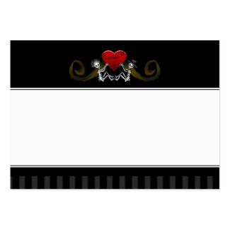 Wedding Seating Cards BLANK - Skeletons with Heart