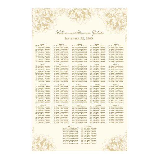 wedding seating chart poster floral peony design print wedding seating chart posters
