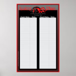Wedding Seating Plan Poster