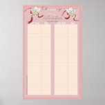 Wedding Seating Poster