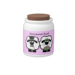 Wedding Sheep Honeymoon Savings Fund Jar Candy Dishes at Zazzle
