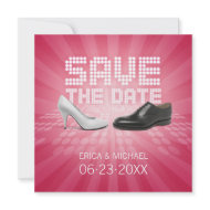 Wedding Shoes - Save the Date invitation invitation