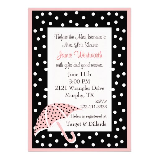 Wedding Shower Invitation