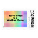 Wedding Shower Invitation Postage Stamp by TheStampStore Wedding Shower Invitation Postage Stamp