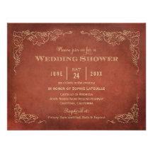 Wedding Shower Invitation | Vintage Vineyard