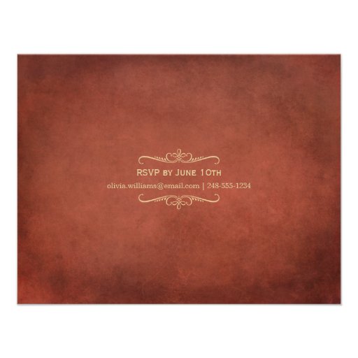 Wedding Shower Invitation | Vintage Vineyard