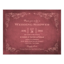 Wedding Shower Invitation | Vintage Vineyard