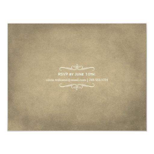 Wedding Shower Invitation | Vintage Vineyard Custom Invite