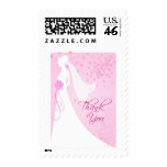 bridal shower thank you, wedding postage, wedding