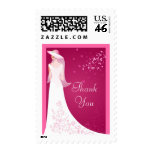 wedding, bridal, thank you, postage, stamp,