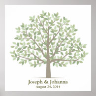 Wedding Signature Tree – Classic Print