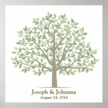 Wedding Signature Tree – Classic Print