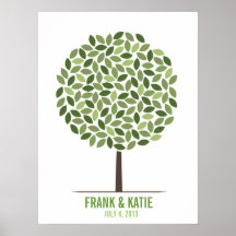 Wedding Signature Tree Poster