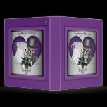 Wedding Skulls - Purple binders
