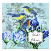 Wedding Songbirds Bridal Shower Invitation invitations