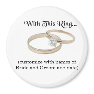 Wedding Souvenir Magnet by magnetic