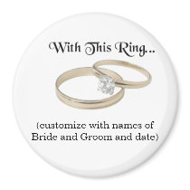 Wedding Souvenir Magnet