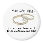 Wedding Souvenir Magnet