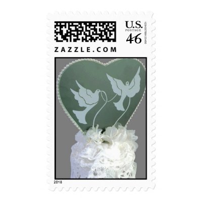 Wedding Stamp - Heart/Doves by lapatrick1161