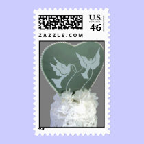 Wedding Stamp - Heart/Doves stamps