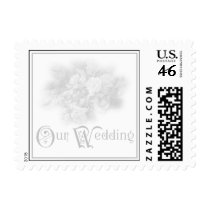 Wedding Stamp - Our Wedding Gray Floral stamps