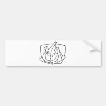 Wedding Stamps 47 Bumper Sticker