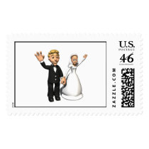 Wedding Stamps - Bride and Groom