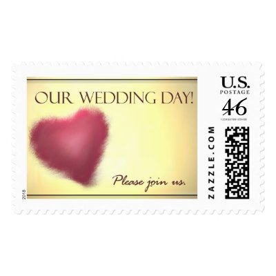 Wedding stamps personalize with your date