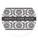 WEDDING :: STICKER SEAL :: damask black