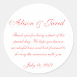 wedding stickers