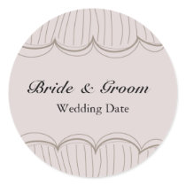 Wedding Stickers Fog in Mauve stickers