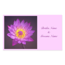 Wedding Stickers - Purple Lotus Flower