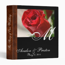 "Wedding Story" Classic Rose Wedding Album Binder