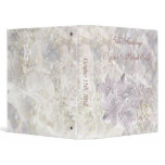 Wedding. Stylised lily flowers. Avery Binder