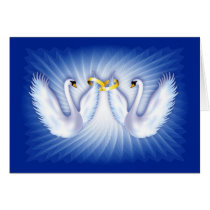 Wedding Swans cards