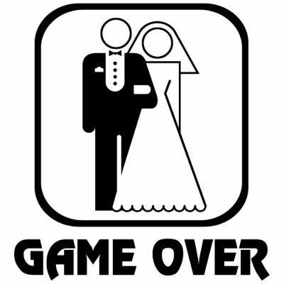 Wedding Symbol Game Over Tshirt by game over