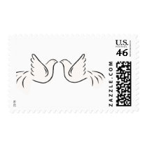 Wedding Symbol of Peace and Love postage