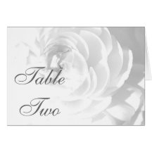 Wedding Table Card