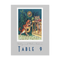 Wedding Table Number Postcard